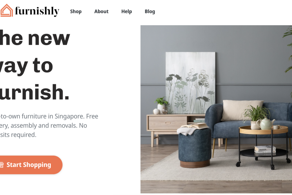 furnishly furniture rental in Singapore